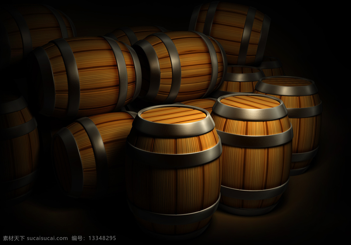 红酒木桶 木桶 红酒 酒水 酒窖 酒文化 生活百科 生活素材