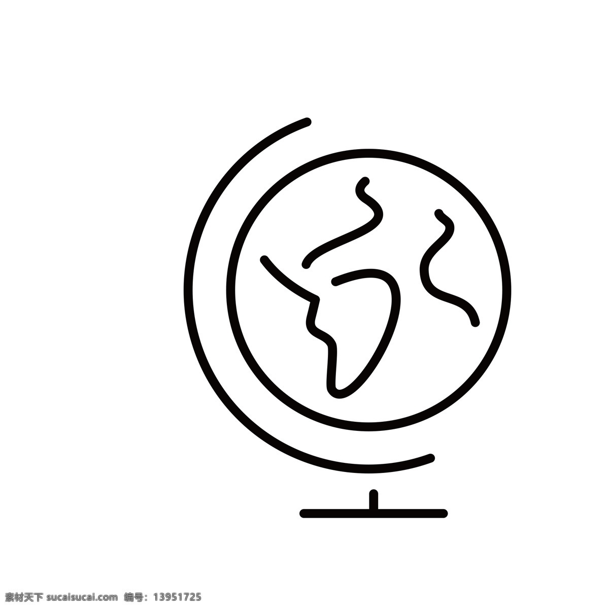 扁平化地球仪 地球仪 扁平化ui ui图标 手机图标 界面ui 网页ui h5图标