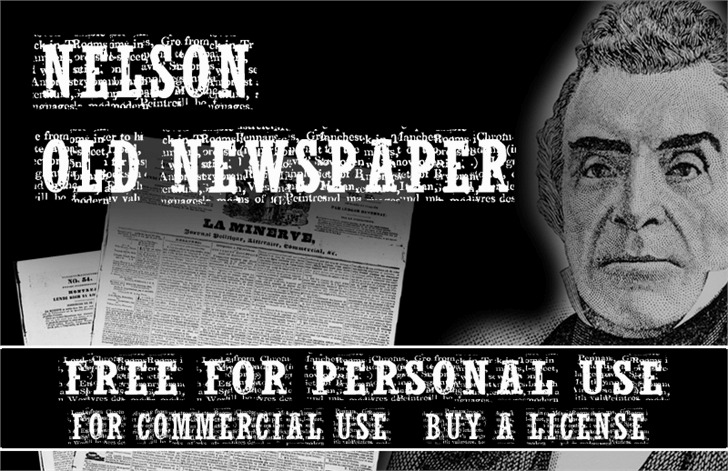 nelsonoldnewspaper 字体 cloutierfontes 史提夫克劳蒂 cf 规则 cfnelsonoldnewspaper ttf truetype opentype 后记 eot 光学传递函数 adobe postscript 黑色
