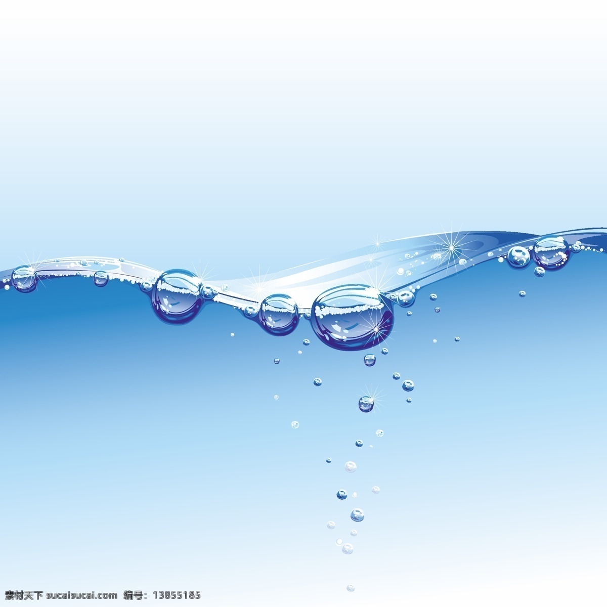 背景 动感 梦幻 时尚 水波 水滴 水泡 水矢量素材 水珠 透明 矢量 模板下载 动感水波水泡 psd源文件
