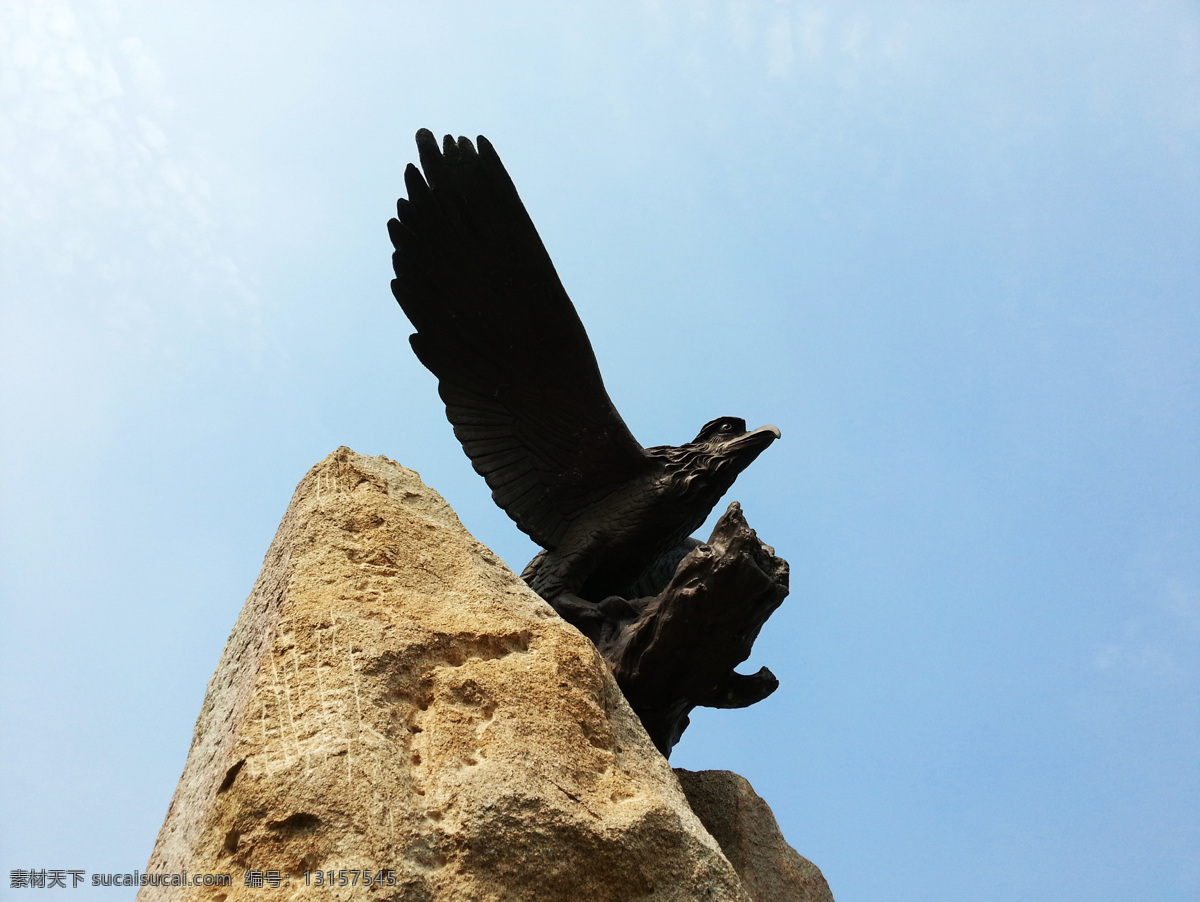 雕塑 鹰 雄鹰展翅 孤独的勇士 雕塑摄影 雄鹰 旅游摄影 建筑园林 黑色