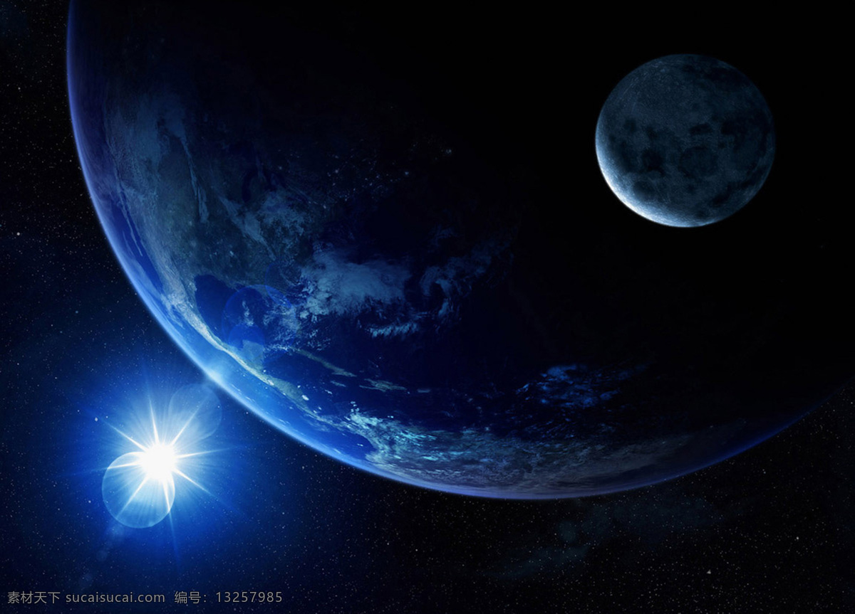 高清 地球 光线 高清大图 航空 太空 星球 宇宙