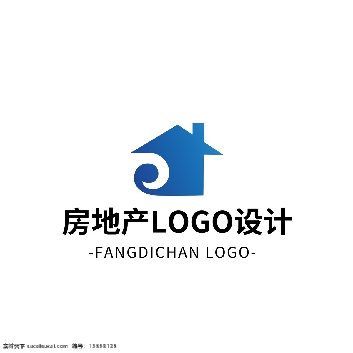 简约 大气 创意 房地产 logo 标志设计 标志
