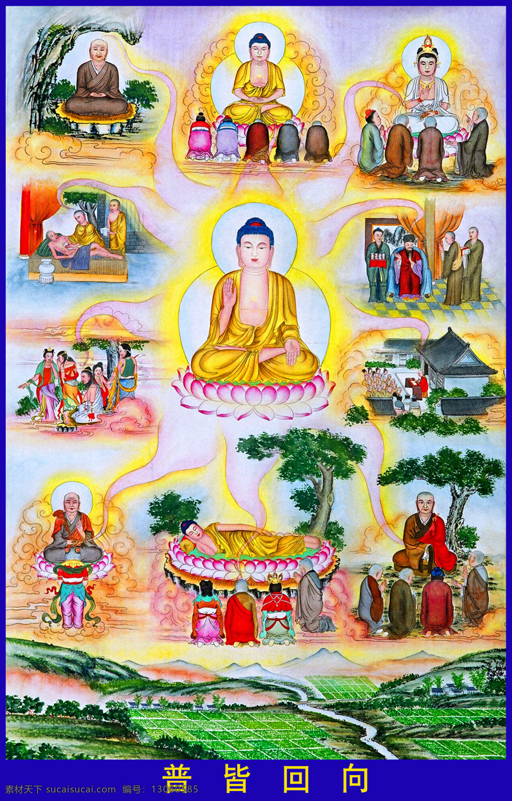 普皆回向 佛教 佛理 佛像 唐卡 宗教信仰 文化艺术