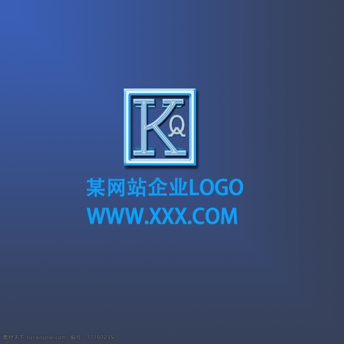k logo 商业标志 企业logo 字母 k标志 蓝色