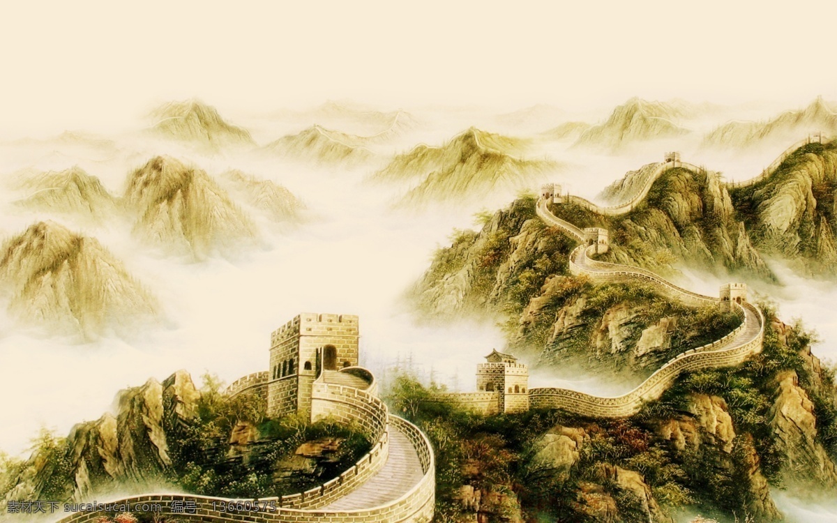 长城国画 国画长城 万里长城 万里长城油画 中国万里长城 万里长城图 国画万里长城 万里长城素材 万里长城展板 万里长 城文化 万里长城大图 金色万里长城 长城风光 绿色长城 黄色长城 psd素材