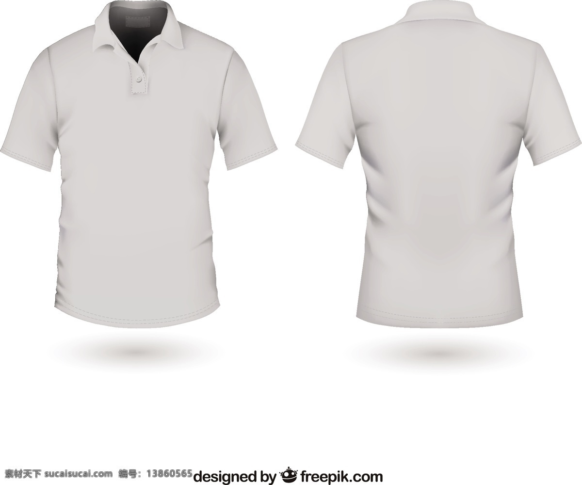 服装插图 t恤 衬衫 服装 纺织 马球 polo衫 空白