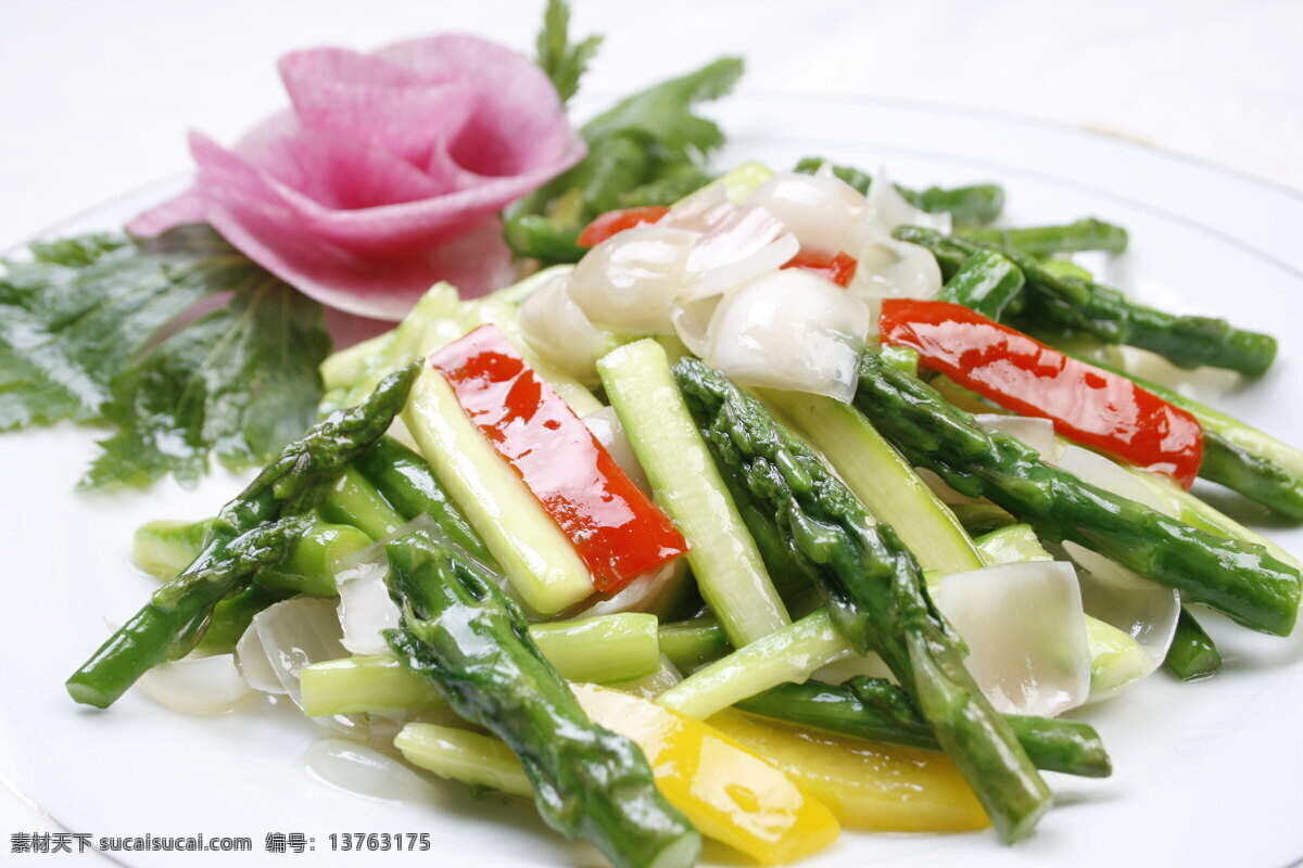 芦笋炒百合 芦笋 百合 小炒 中餐 清口 家常小菜 传统美食 餐饮美食
