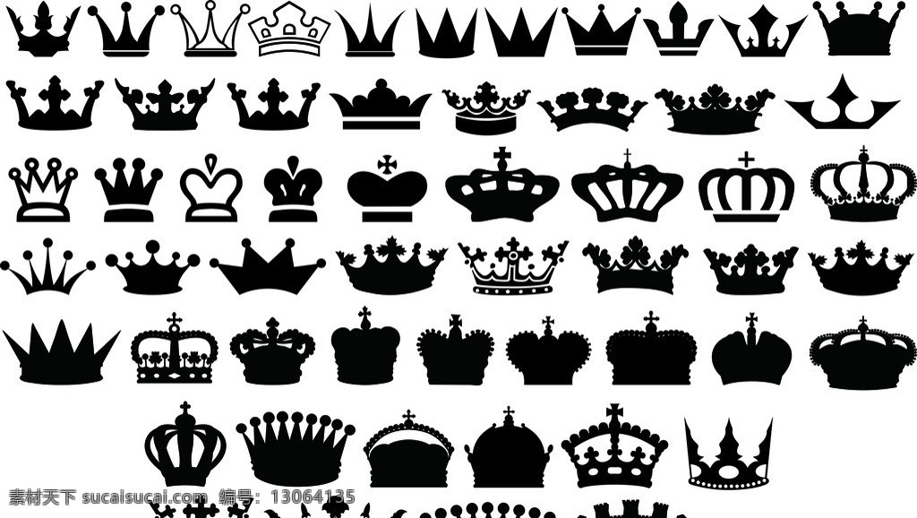 皇冠 集合 标志 源文件 共享 vi设计