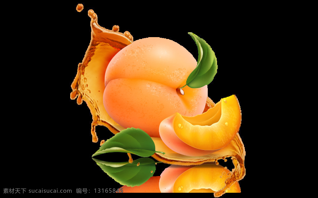 水果 水蜜桃 意思 png元素 果汁 免抠元素 透明元素 夏天