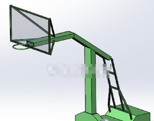 篮球架 3d 模型 3d模型下载 三维模型下载 sldprt 文件 solidworks 三维 3d模型素材 其他3d模型