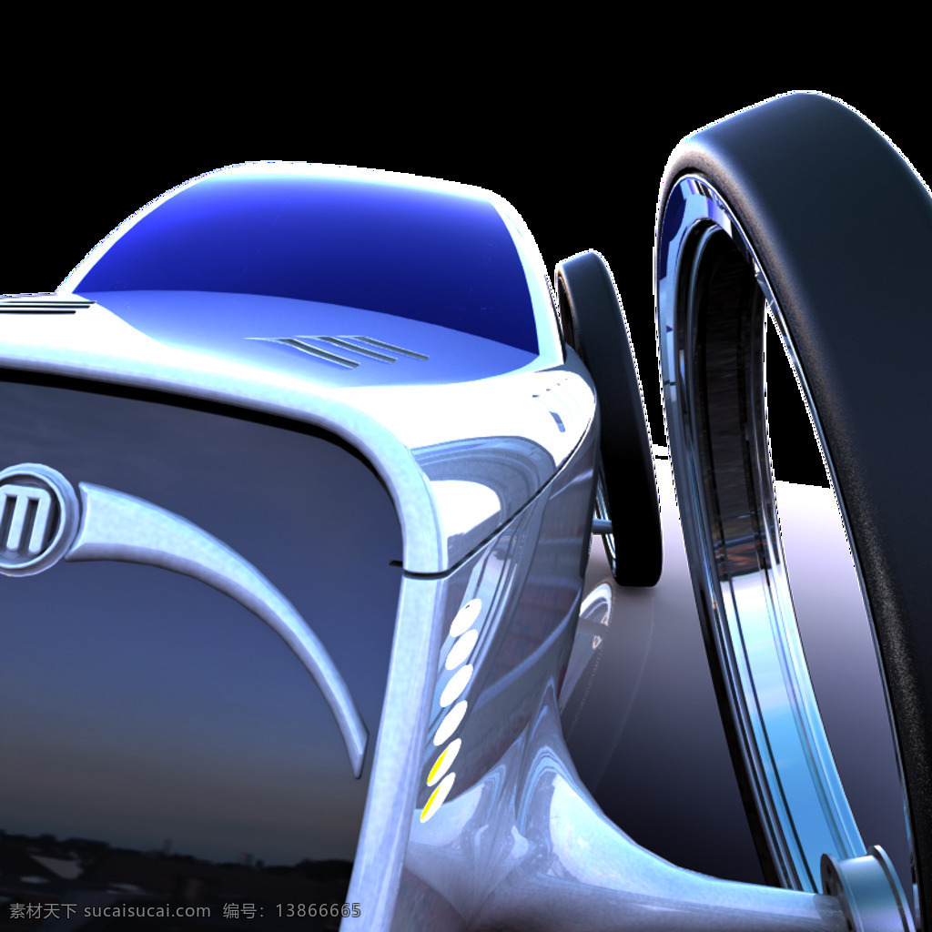 金光闪闪 汽车 车 车辆 概念 豪华 体育 未来 replicator2 3d模型素材 其他3d模型