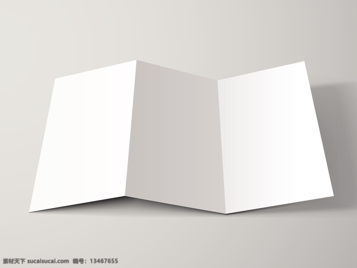 空白 折页 展示 矢量图 画册模板 折页画册 空白折页 其他矢量图