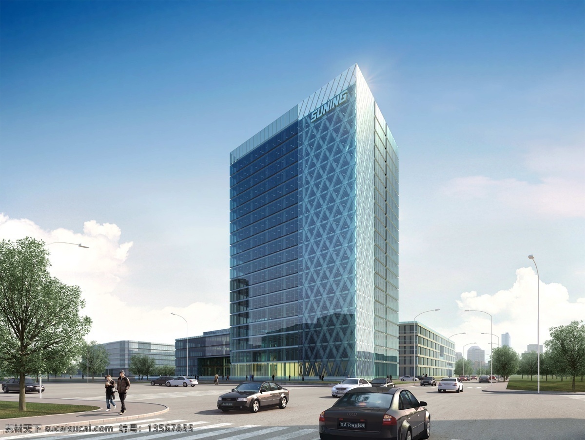 高楼 建筑物 效果图 模板下载 建模 建筑 园林 模型 大厅 设计素材 家居装饰素材 建筑设计