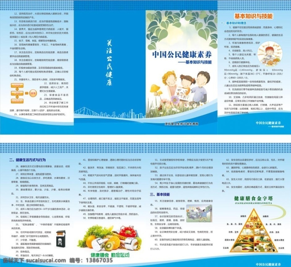 中国 公民 健康 素养 中国公民 健康素养 养生 保养 食疗 健康宣传 健康宣传知识 健康知识 健 康 宣传 果蔬 卫生局 卫生 画册 宣传页设计