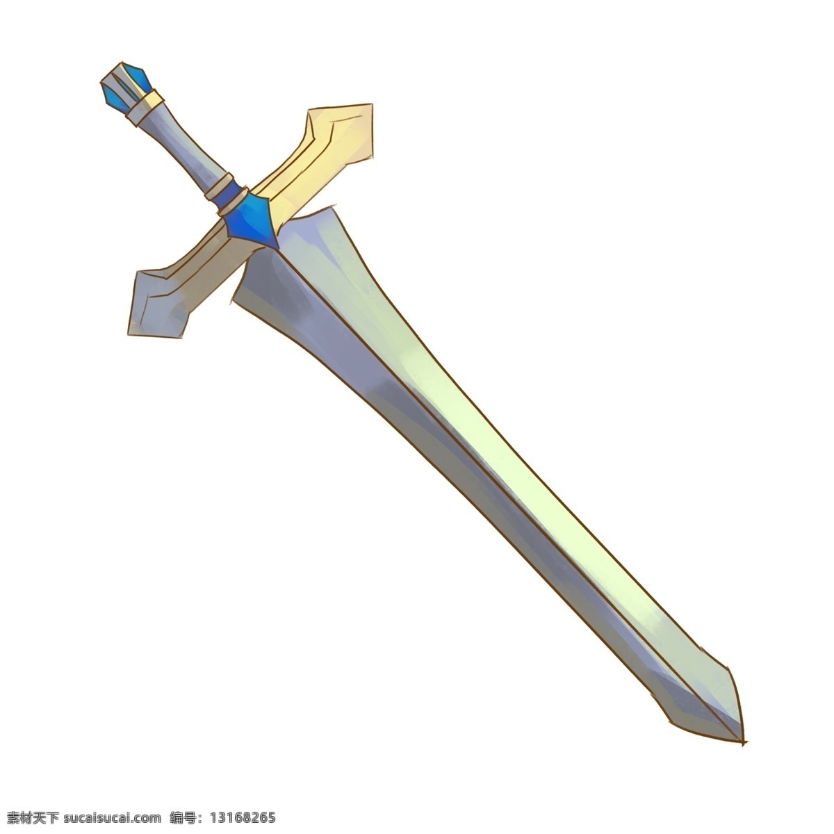 精美 长剑 装饰 插画 精美长剑 锋利的长剑 漂亮的长剑 创意长剑 立体长剑 古风长剑 武士长剑