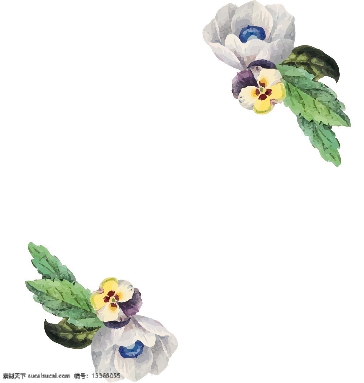 边框 花卉 婚礼 矢量 元素