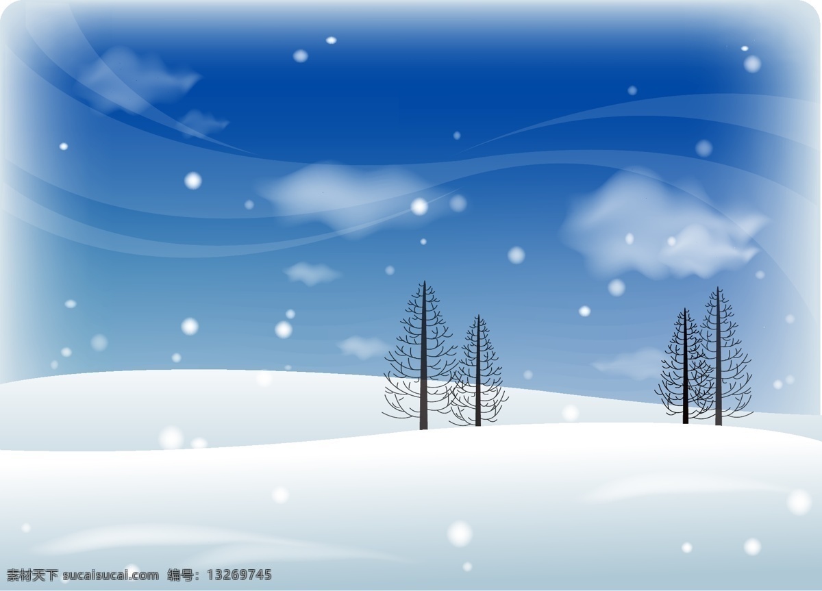 冬季 物语 矢量图库 自然风景 自然景观 冬季物语 风景 冬天 新年 景象 淘宝素材 淘宝冬季促销
