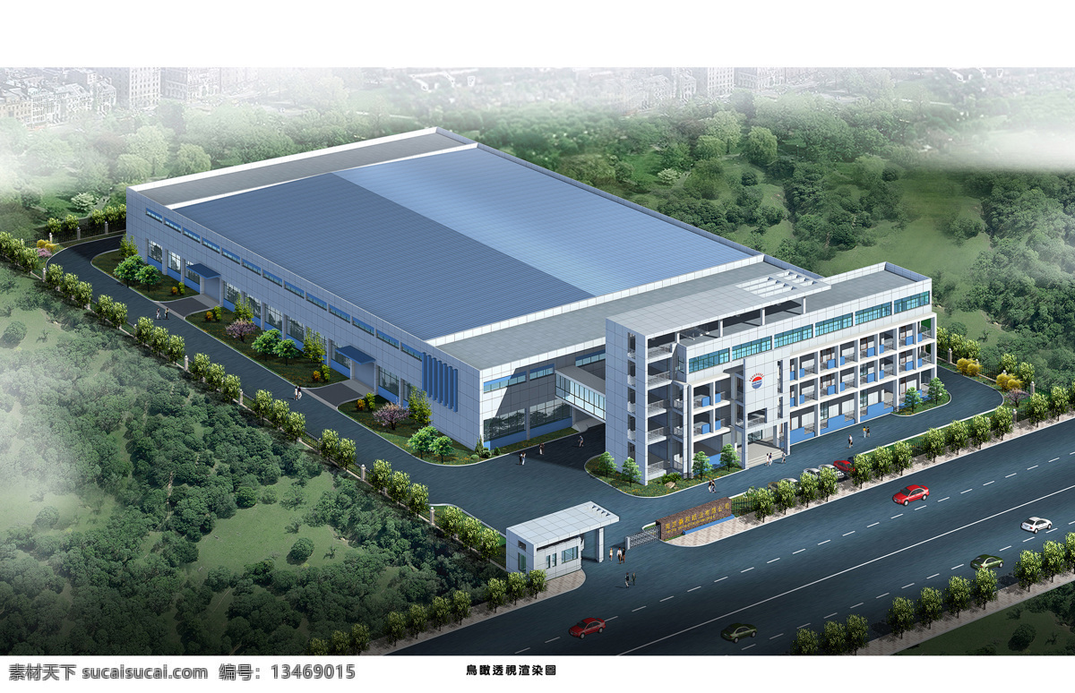 厂区 规划设计 带 效果图 规划 建筑设计 图纸 建筑规划 cad素材 建筑图纸