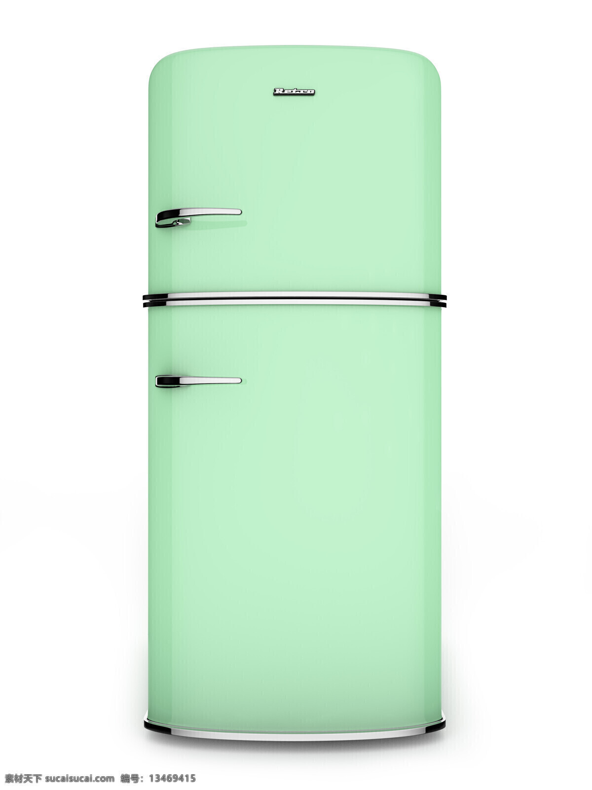 电冰箱 淡绿色 冰箱 设备 家用电器 电器设备 电器 家电 生活用品 生活百科