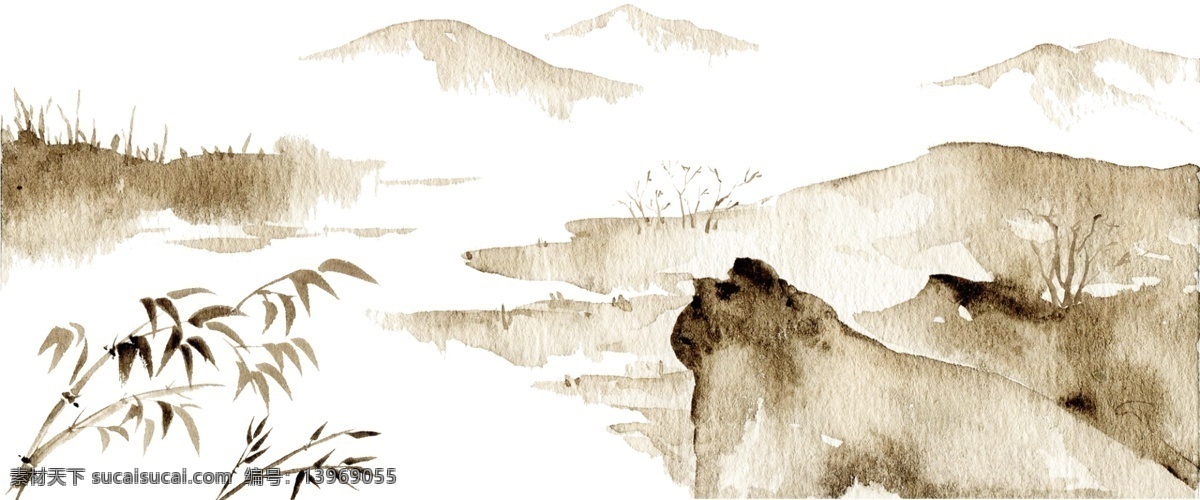 中国 古风 手绘 竹子 山水 中国风山水画 古风山水画 手绘山水画 古典文化 古风手绘 古风风景 水墨山水 水墨淡彩 水墨湖泊 湖光山色 中国风 山川 水墨 古风山水