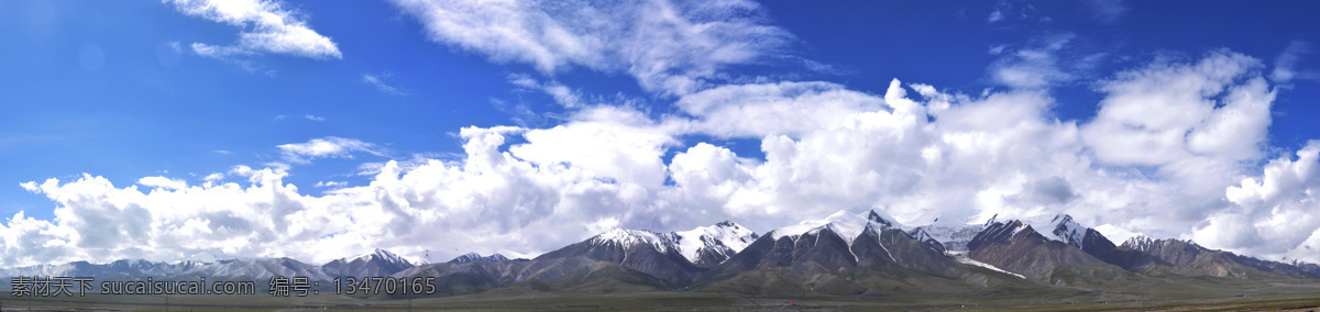 昆仑雪山 布达拉宫 西藏 拉萨 蓝天 白云 雅鲁藏布江 昆仑山 全景 国内旅游 旅游摄影
