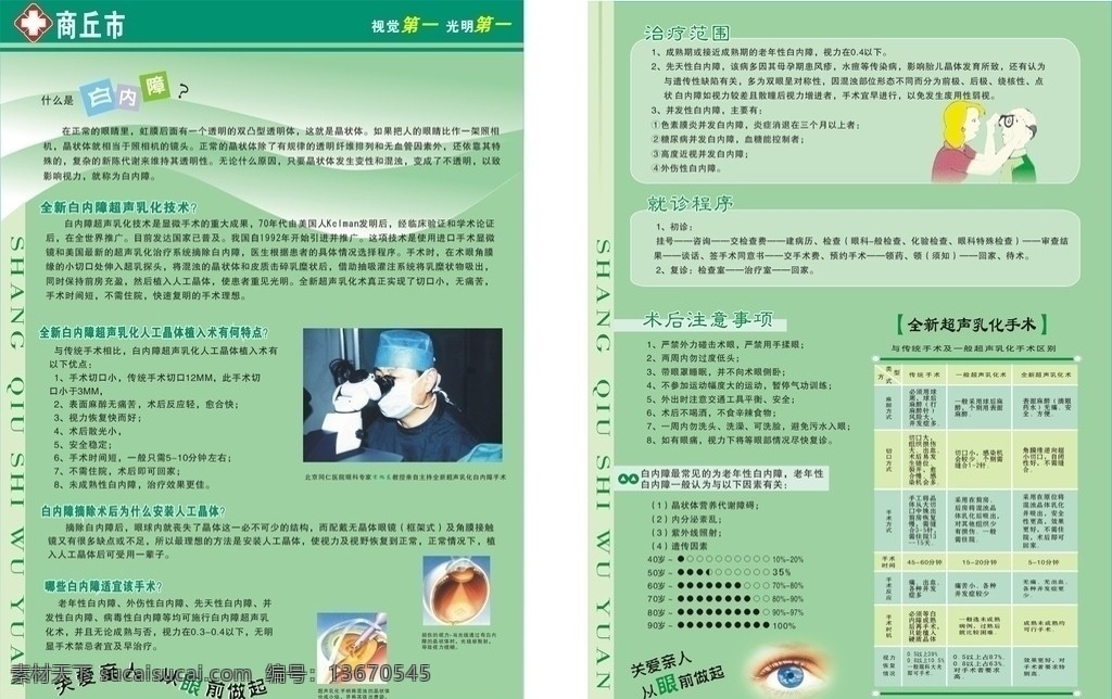 眼科医院 彩页 眼科 医院 眼科彩页 医院彩页 医院海报 矢量