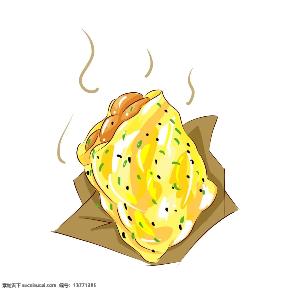 手绘 冬季 美食 街边 小吃 煎饼果子 手绘美食 卡通美食 食物 冬至 冬季美食 街边小吃