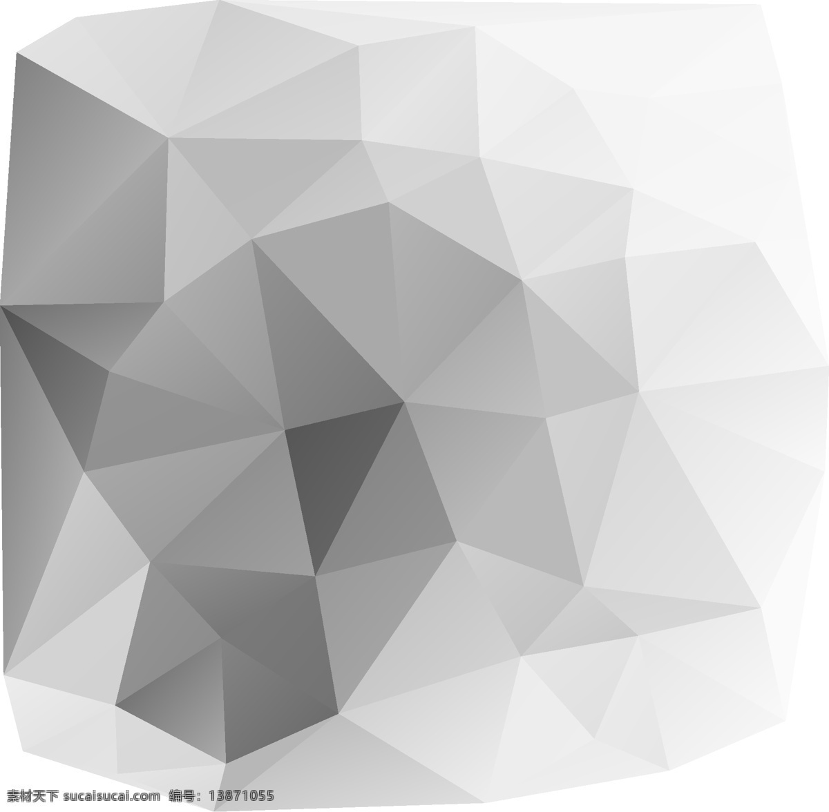 灰色 多边形 矢量图 矢量 超 炫 动感矢量图 花纹矢量图 矢量插画 矢量图素材 白色