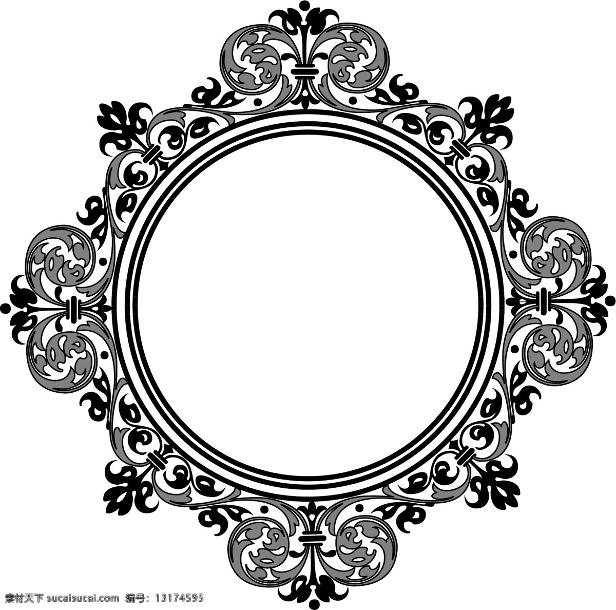 logo 矢量logo 圆框 矢量圆框 矢量图 花纹花边