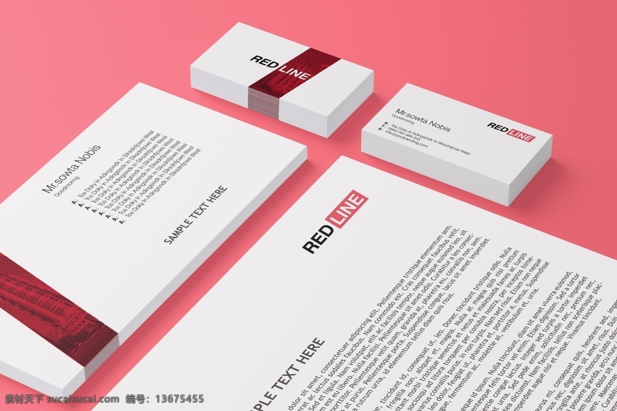 企业 品牌 vi 样机 名片 信纸 便签 企业vi 办公用品 名片样机