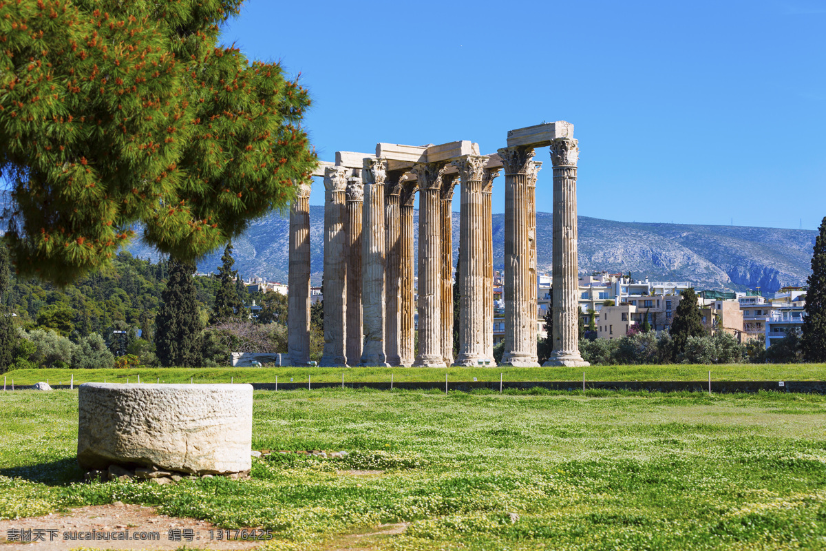 古希腊 风光 旅游 希腊 雅典 古雅典 希腊风光 雅典风光 希腊旅游 雅典旅游 希腊风景 雅典风景 古建筑 遗迹 估计 历史建筑 风光方面素材 自然风景 自然景观