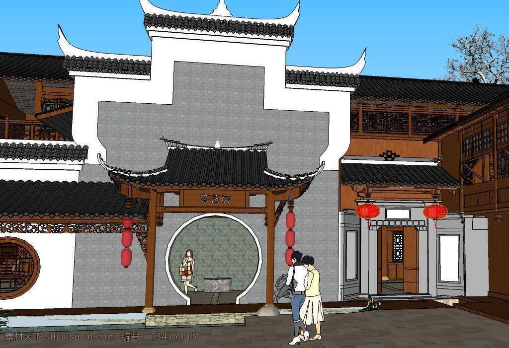 3d设计模型 skp模型 仿古 阁楼 红灯笼 经典 立体 民族风 人物 三维 新农村 唐风 木作 飞檐 斗拱 柱子 poss 造型 中国元素 skp3d 模型 其他模型 源文件 skp 3d模型素材 其他3d模型