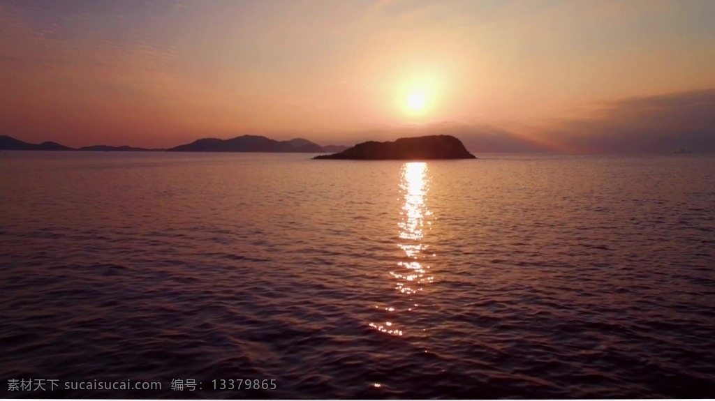 视频背景 实拍视频 视频 视频素材 视频模版 水面 上 夕阳 夕阳视频