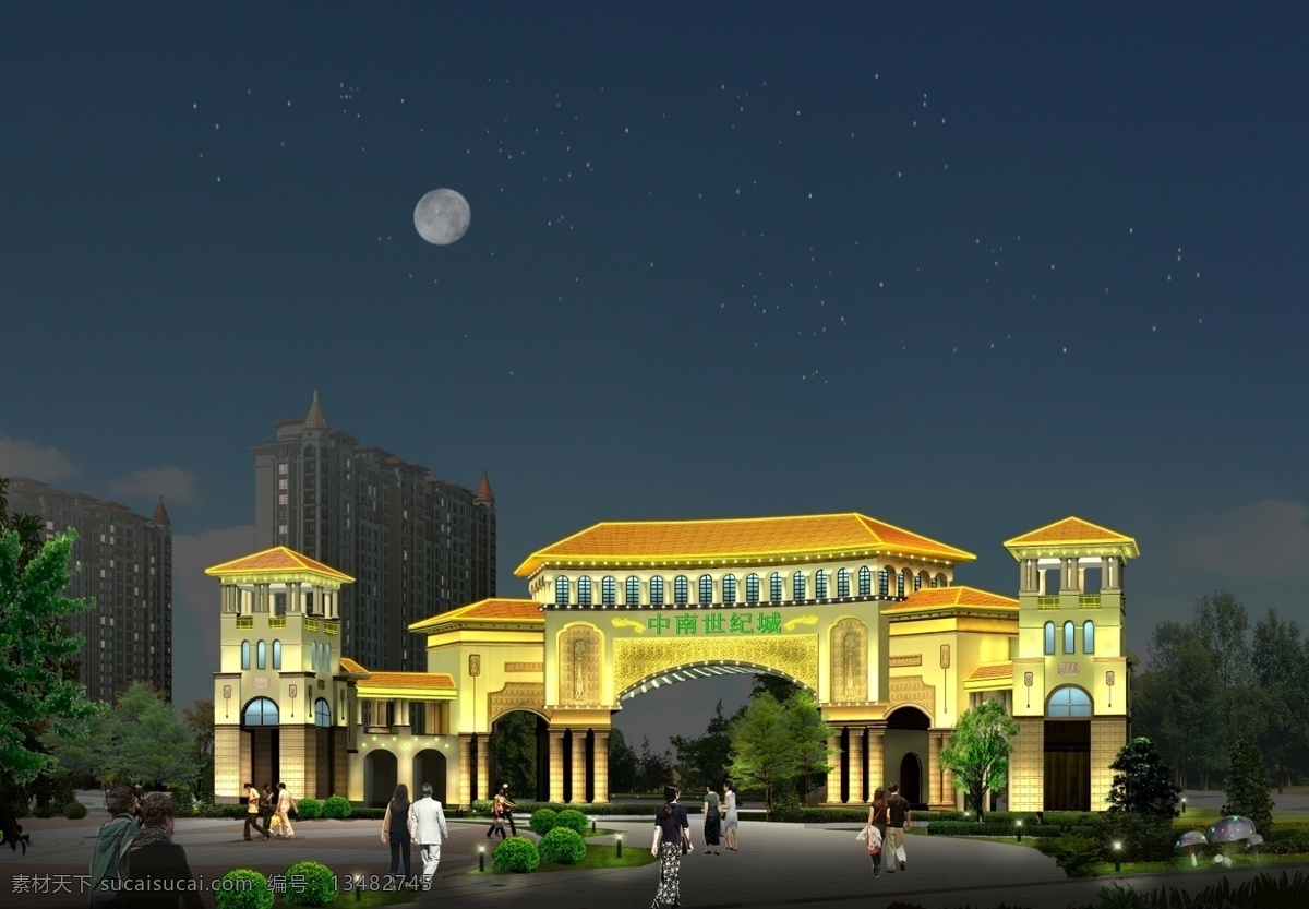 亮化 led 灯光 环境设计 景观设计 夜景 源文件 亮化led 亮化工程 景观装饰 建筑美化 小区亮化 家居装饰素材