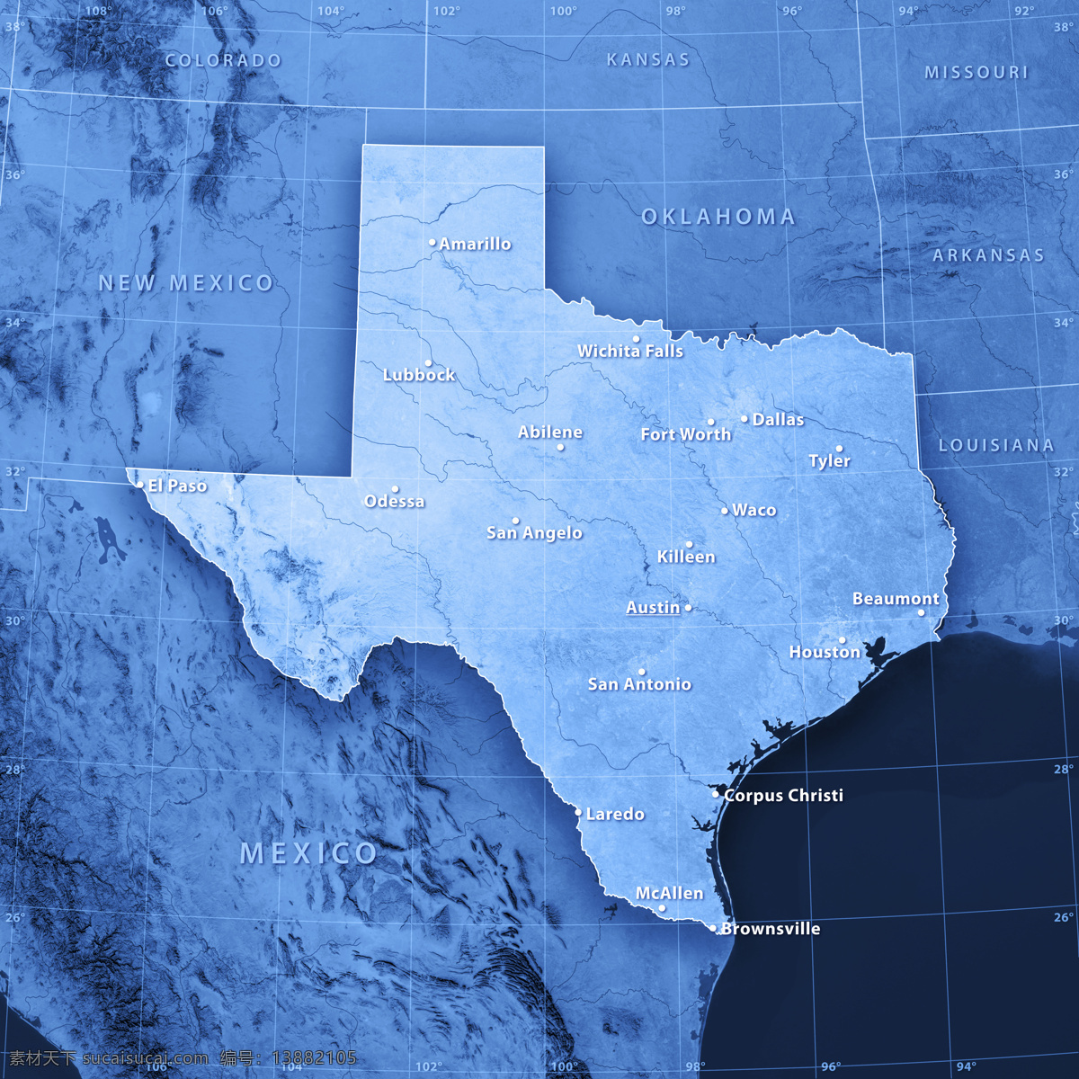 墨西哥 地图 墨西哥地图 3d渲染地图 蓝色地图 其他类别 地图图片 生活百科