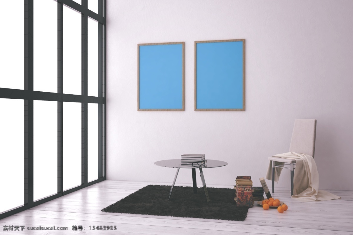 家居 室内 相片 相框 样机 室内场景 壁画 样机模板 场景样机 相框样机