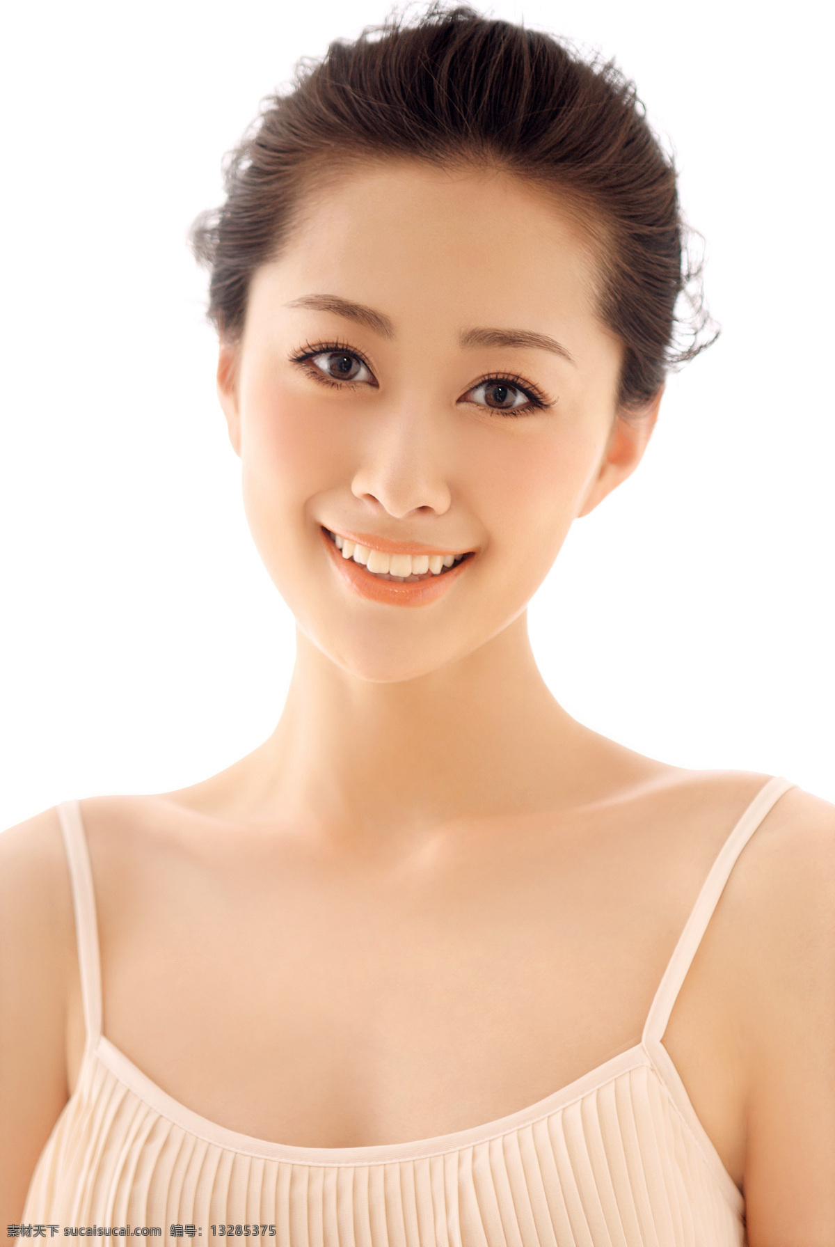 李若斯 明星 美女 吊带 笑容 明星偶像 人物图库