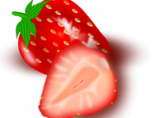 切 矢量 图像 草莓 爱 夹 剪贴画 奶油 食品 水果 艺术 植物 svg 半 红浆果 日常生活
