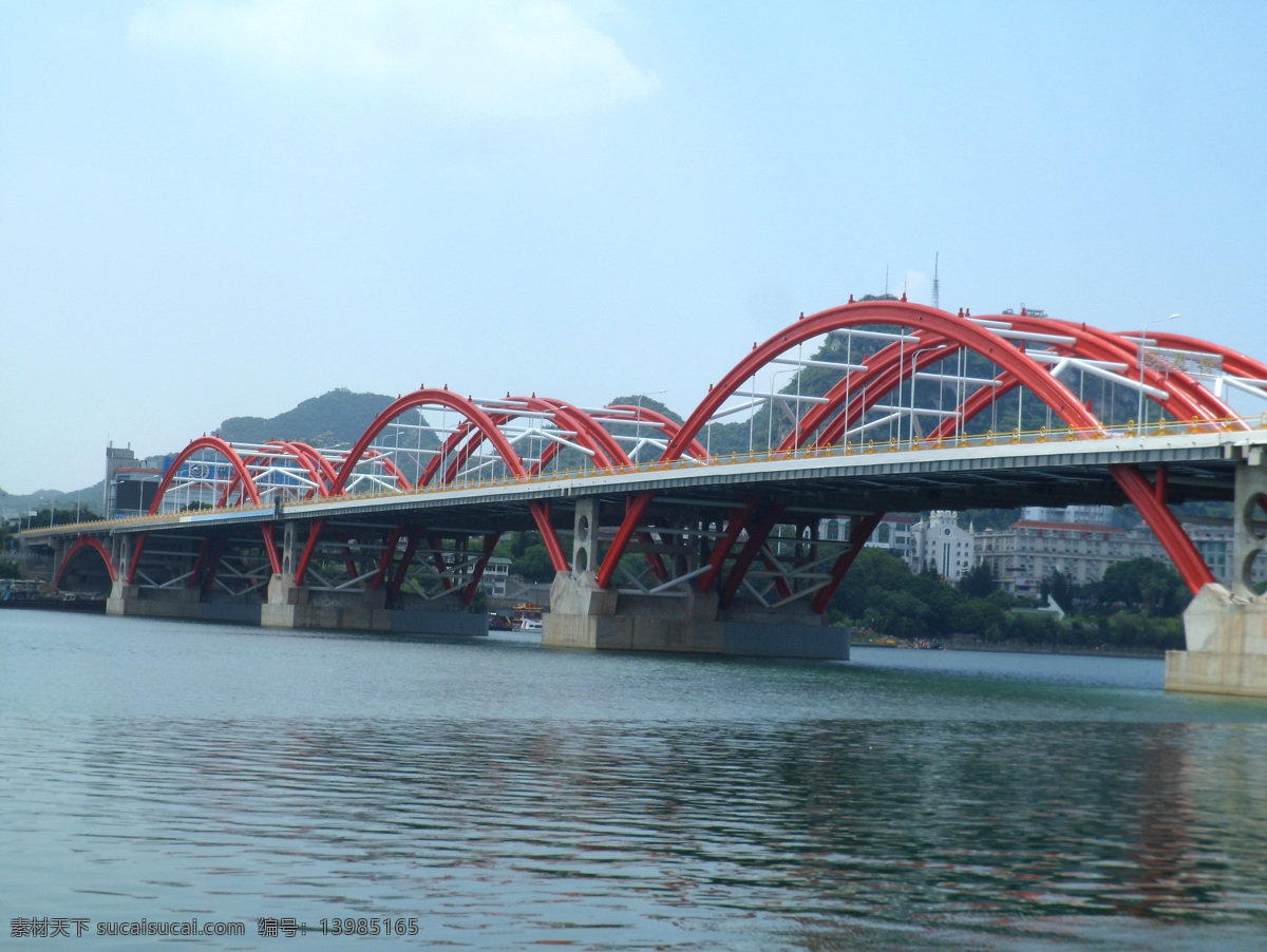 柳州 文惠桥 柳江 风景 水 江 天空 人文景观 旅游摄影