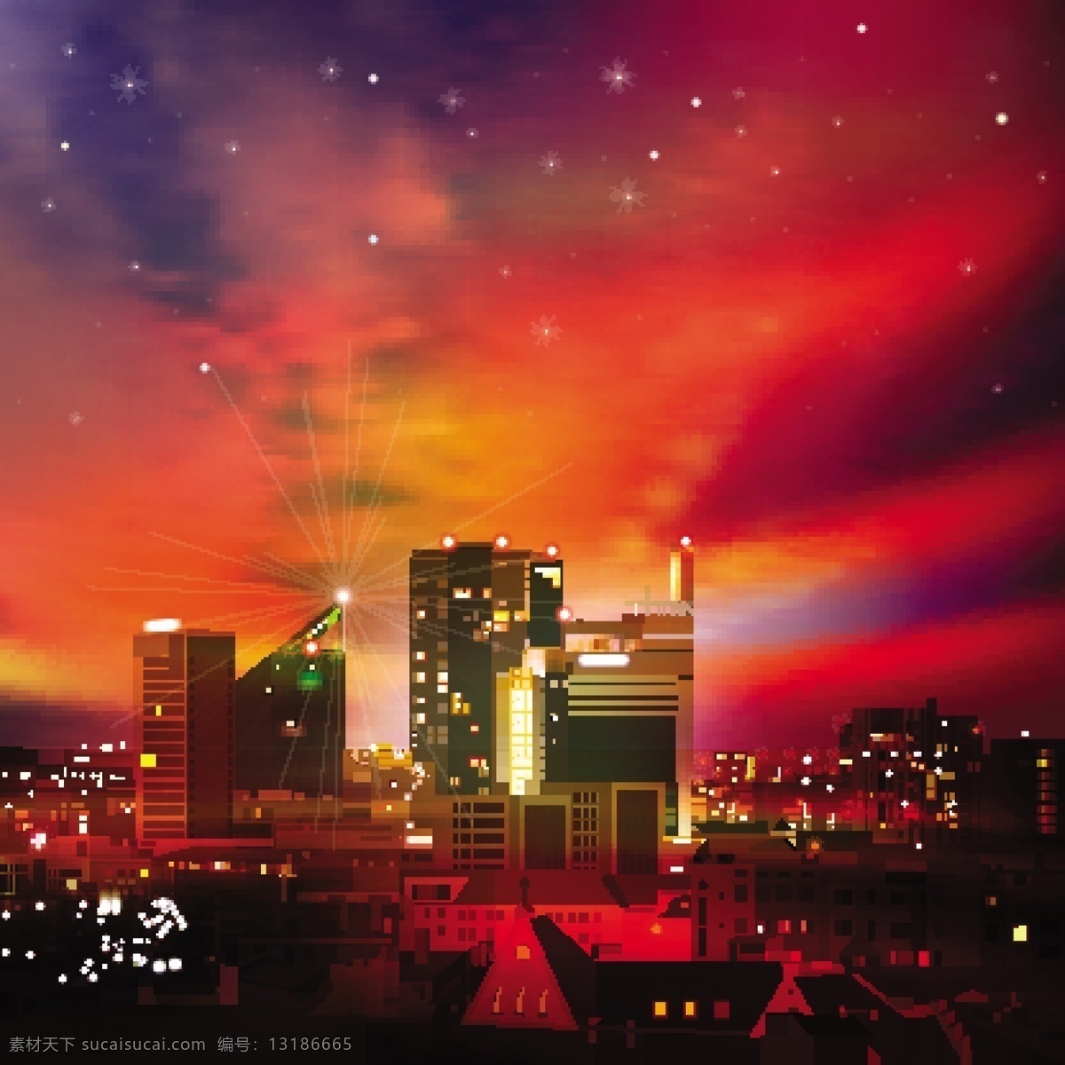 背景 插图 城市 城市剪影 城市建设 城市建筑 大厦 都市 繁华 高楼 楼宇 写字楼 商务楼 晚霞 霞光 夕阳 光线 黄昏 金融大厦 楼房 建筑 房地产 夜景 海边 摩天大楼 建设 工厂 繁荣 剪影 手绘 矢量 城市建筑主题 建筑家居 装饰素材 建筑设计