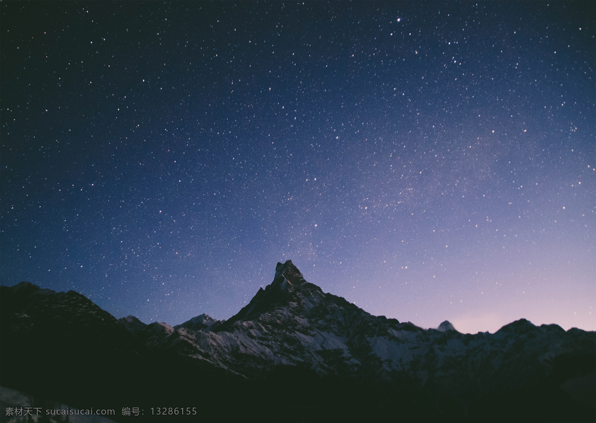 星空 山地 山峰 壁纸 高山 夜空 黑夜 星星 繁星 星光 夜 夜晚 天空 黑 银河 星河