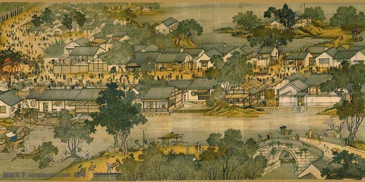 很 清晰 清明上河图 文化艺术 美术绘画 张 设计图库