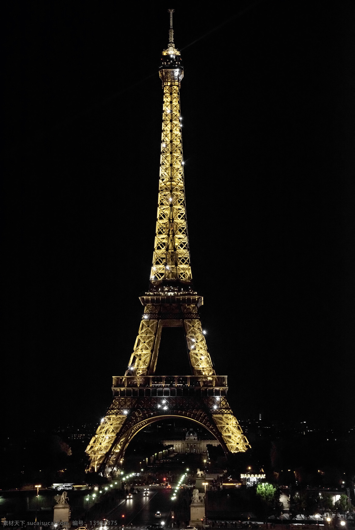 埃菲尔铁塔 夜景 建筑风景 巴黎风光 巴黎风景 旅游景点 美丽景色 法国风光 美景 风景名胜 风景图片