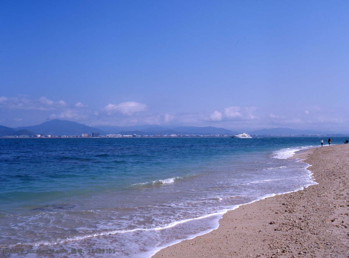 海滩 海边 蓝天白云 旅游摄影 沙滩 自然风景 滩 psd源文件