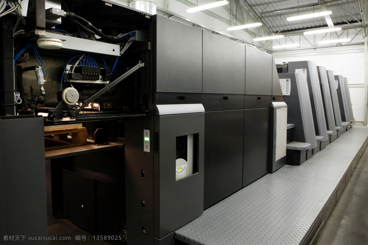 印刷机 彩色 数码 彩色数码 现代科技 工业生产
