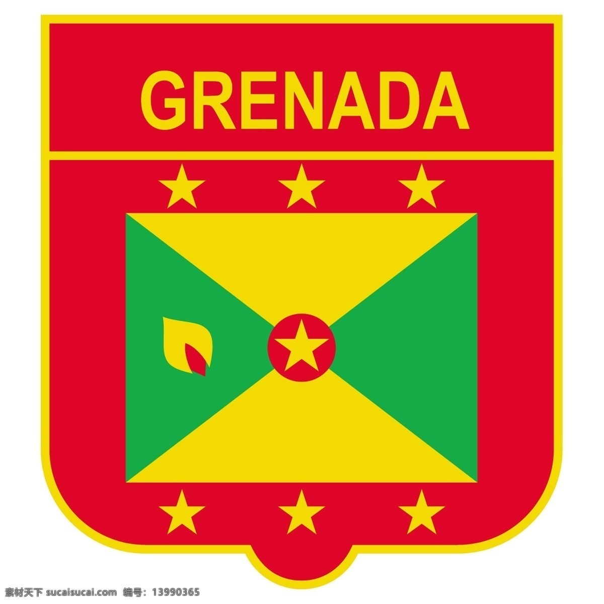 格林纳达 足球 协会 自由 标志 标识 psd源文件 logo设计