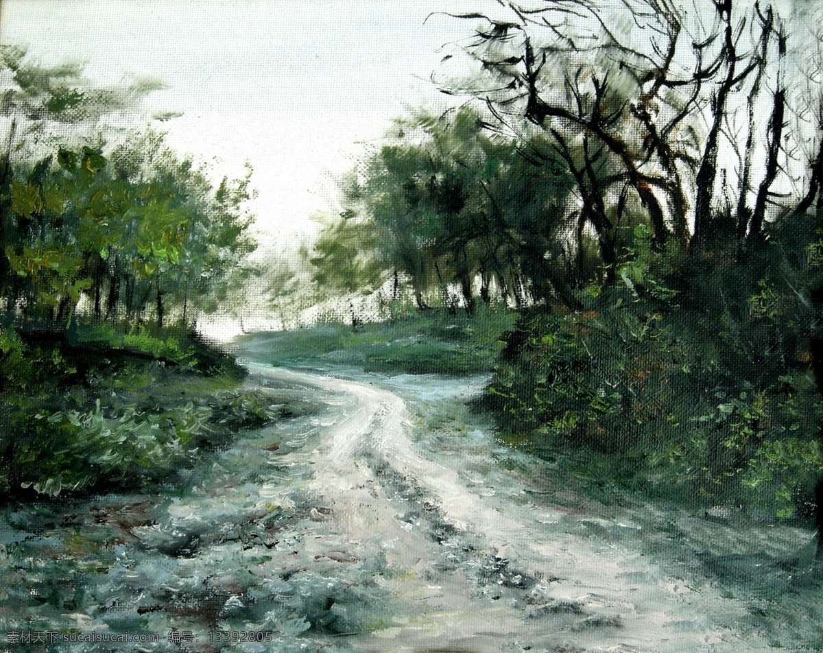 鏅 洣 风景 建筑 田园 植物 水景 印象 画派 写实主义 油画 装饰画 装饰素材