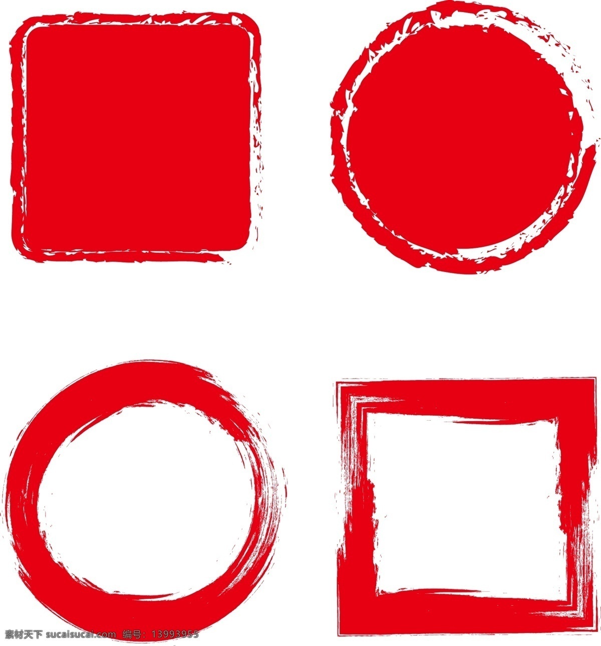 传统 印章 边框 矢量 元素 中国 风 红色印章元素 传统印章元素 印章边框 红色印章边框