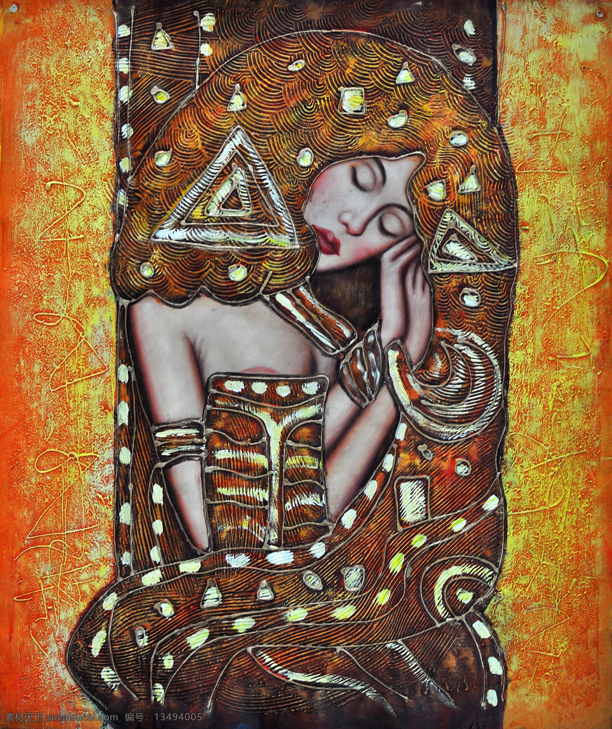 油画 抽象 装饰画 高清 人物 重彩画 无框画 印象 线条 美女 高清油画 绘画书法 文化艺术